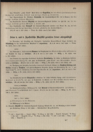 Kaiserlich-königliches Armee-Verordnungsblatt: Personal-Angelegenheiten 18840713 Seite: 3