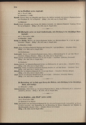 Kaiserlich-königliches Armee-Verordnungsblatt: Personal-Angelegenheiten 18840823 Seite: 6