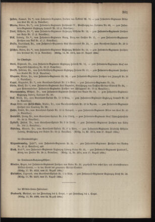 Kaiserlich-königliches Armee-Verordnungsblatt: Personal-Angelegenheiten 18840830 Seite: 5