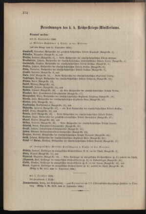 Kaiserlich-königliches Armee-Verordnungsblatt: Personal-Angelegenheiten 18840917 Seite: 2