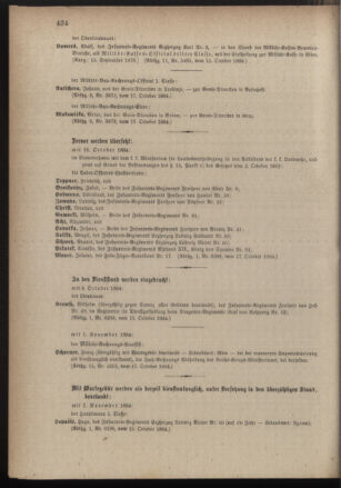 Kaiserlich-königliches Armee-Verordnungsblatt: Personal-Angelegenheiten 18841019 Seite: 6