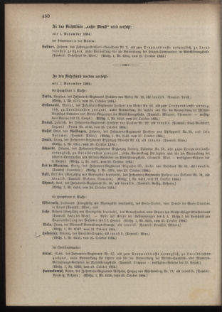 Kaiserlich-königliches Armee-Verordnungsblatt: Personal-Angelegenheiten 18841030 Seite: 16