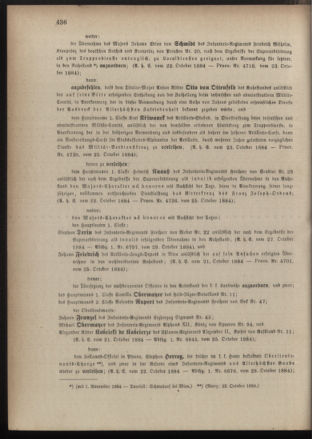 Kaiserlich-königliches Armee-Verordnungsblatt: Personal-Angelegenheiten 18841030 Seite: 2