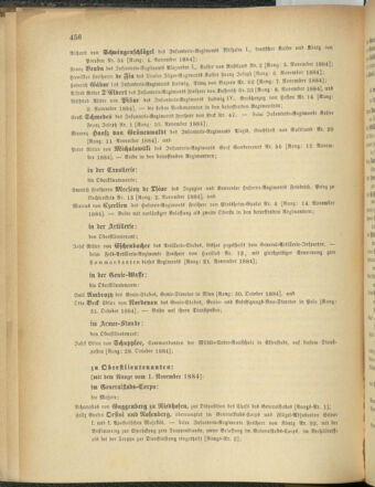 Kaiserlich-königliches Armee-Verordnungsblatt: Personal-Angelegenheiten 18841030 Seite: 22