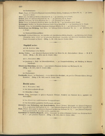 Kaiserlich-königliches Armee-Verordnungsblatt: Personal-Angelegenheiten 18841030 Seite: 6