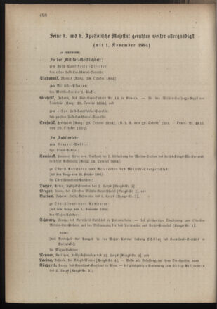 Kaiserlich-königliches Armee-Verordnungsblatt: Personal-Angelegenheiten 18841030 Seite: 64