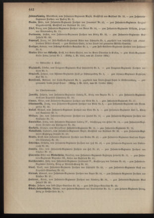 Kaiserlich-königliches Armee-Verordnungsblatt: Personal-Angelegenheiten 18841030 Seite: 8