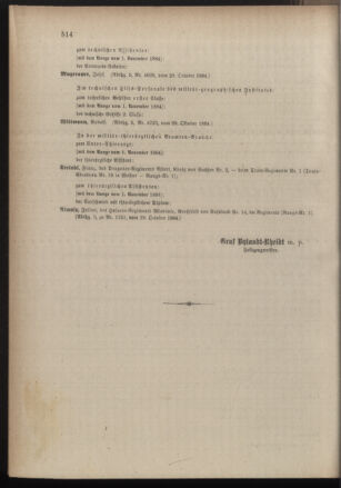 Kaiserlich-königliches Armee-Verordnungsblatt: Personal-Angelegenheiten 18841030 Seite: 80