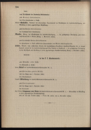 Kaiserlich-königliches Armee-Verordnungsblatt: Personal-Angelegenheiten 18841112 Seite: 16