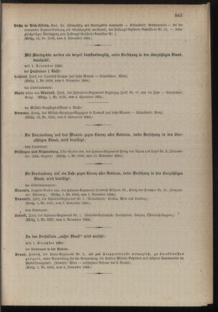 Kaiserlich-königliches Armee-Verordnungsblatt: Personal-Angelegenheiten 18841112 Seite: 27