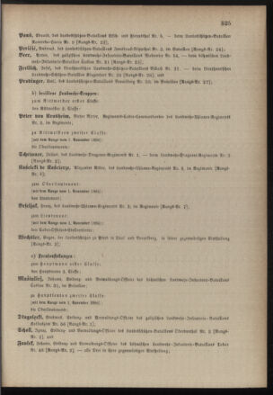 Kaiserlich-königliches Armee-Verordnungsblatt: Personal-Angelegenheiten 18841112 Seite: 7