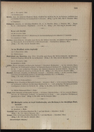 Kaiserlich-königliches Armee-Verordnungsblatt: Personal-Angelegenheiten 18841130 Seite: 9