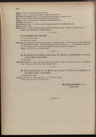 Kaiserlich-königliches Armee-Verordnungsblatt: Personal-Angelegenheiten 18841204 Seite: 4