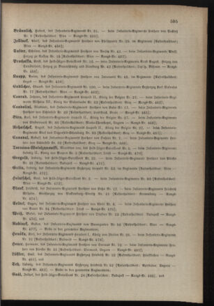 Kaiserlich-königliches Armee-Verordnungsblatt: Personal-Angelegenheiten 18841213 Seite: 19