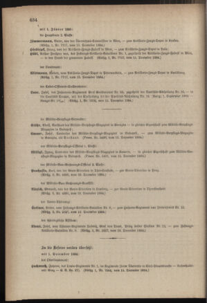 Kaiserlich-königliches Armee-Verordnungsblatt: Personal-Angelegenheiten 18841213 Seite: 56