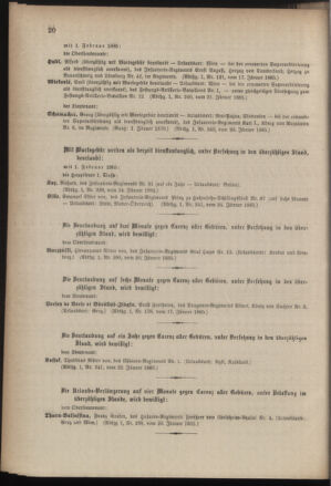 Kaiserlich-königliches Armee-Verordnungsblatt: Personal-Angelegenheiten 18850126 Seite: 10