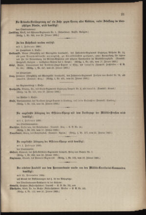 Kaiserlich-königliches Armee-Verordnungsblatt: Personal-Angelegenheiten 18850126 Seite: 11