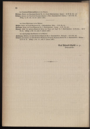 Kaiserlich-königliches Armee-Verordnungsblatt: Personal-Angelegenheiten 18850126 Seite: 12