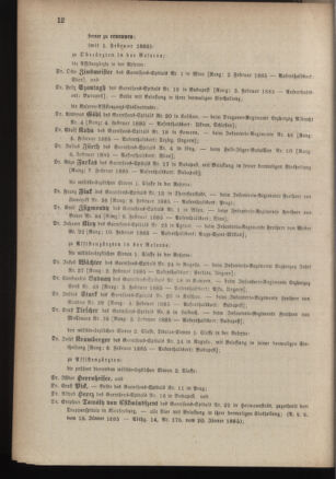 Kaiserlich-königliches Armee-Verordnungsblatt: Personal-Angelegenheiten 18850126 Seite: 2