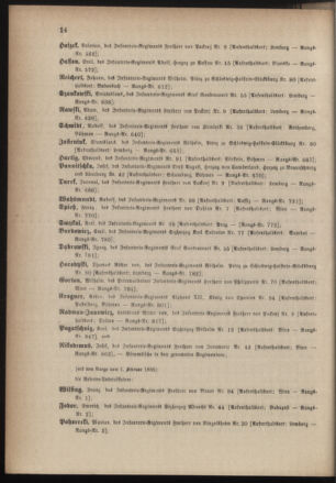 Kaiserlich-königliches Armee-Verordnungsblatt: Personal-Angelegenheiten 18850126 Seite: 4