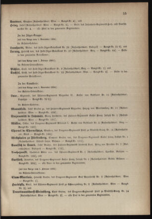 Kaiserlich-königliches Armee-Verordnungsblatt: Personal-Angelegenheiten 18850126 Seite: 5