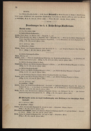 Kaiserlich-königliches Armee-Verordnungsblatt: Personal-Angelegenheiten 18850130 Seite: 2