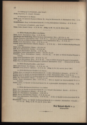 Kaiserlich-königliches Armee-Verordnungsblatt: Personal-Angelegenheiten 18850130 Seite: 6