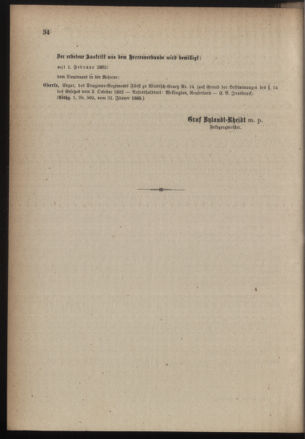 Kaiserlich-königliches Armee-Verordnungsblatt: Personal-Angelegenheiten 18850209 Seite: 6