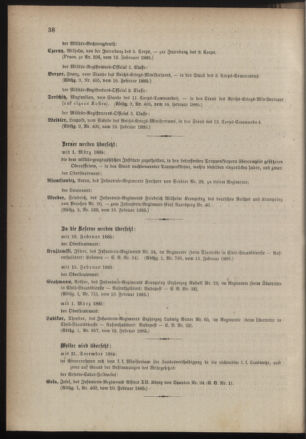 Kaiserlich-königliches Armee-Verordnungsblatt: Personal-Angelegenheiten 18850220 Seite: 4