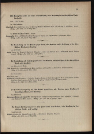 Kaiserlich-königliches Armee-Verordnungsblatt: Personal-Angelegenheiten 18850312 Seite: 5