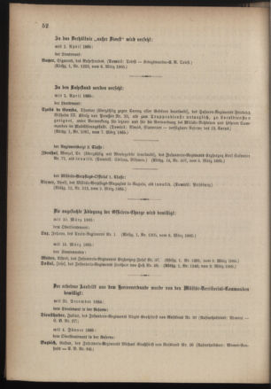 Kaiserlich-königliches Armee-Verordnungsblatt: Personal-Angelegenheiten 18850312 Seite: 6