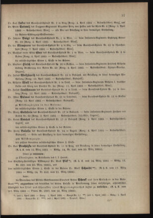 Kaiserlich-königliches Armee-Verordnungsblatt: Personal-Angelegenheiten 18850322 Seite: 3