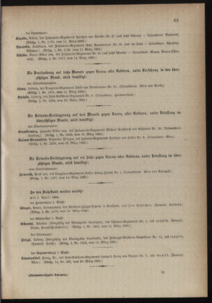 Kaiserlich-königliches Armee-Verordnungsblatt: Personal-Angelegenheiten 18850322 Seite: 9