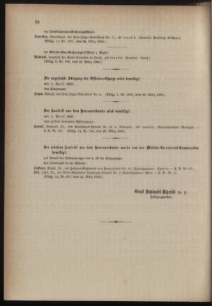 Kaiserlich-königliches Armee-Verordnungsblatt: Personal-Angelegenheiten 18850330 Seite: 16