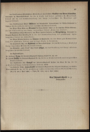 Kaiserlich-königliches Armee-Verordnungsblatt: Personal-Angelegenheiten 18850403 Seite: 9