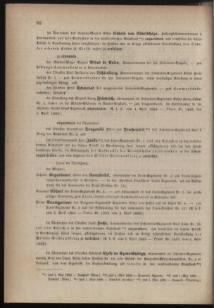 Kaiserlich-königliches Armee-Verordnungsblatt: Personal-Angelegenheiten 18850409 Seite: 2