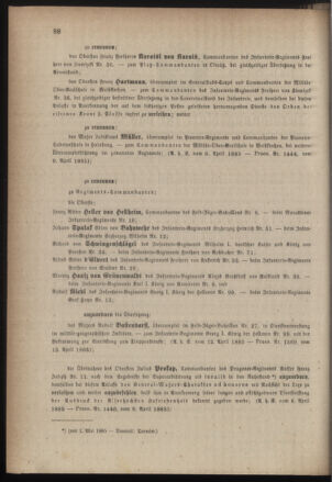 Kaiserlich-königliches Armee-Verordnungsblatt: Personal-Angelegenheiten 18850414 Seite: 2