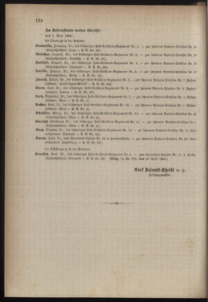 Kaiserlich-königliches Armee-Verordnungsblatt: Personal-Angelegenheiten 18850414 Seite: 28