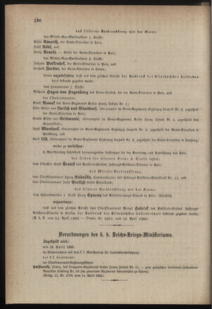 Kaiserlich-königliches Armee-Verordnungsblatt: Personal-Angelegenheiten 18850416 Seite: 6