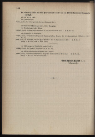 Kaiserlich-königliches Armee-Verordnungsblatt: Personal-Angelegenheiten 18850424 Seite: 8