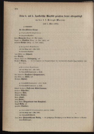 Kaiserlich-königliches Armee-Verordnungsblatt: Personal-Angelegenheiten 18850426 Seite: 58