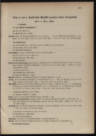 Kaiserlich-königliches Armee-Verordnungsblatt: Personal-Angelegenheiten 18850426 Seite: 61