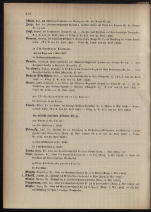 Kaiserlich-königliches Armee-Verordnungsblatt: Personal-Angelegenheiten 18850426 Seite: 62