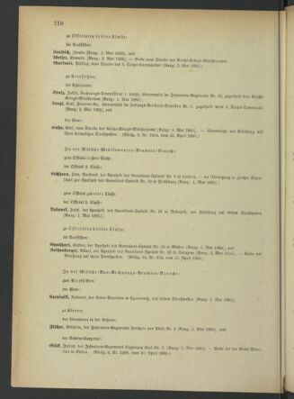 Kaiserlich-königliches Armee-Verordnungsblatt: Personal-Angelegenheiten 18850426 Seite: 74