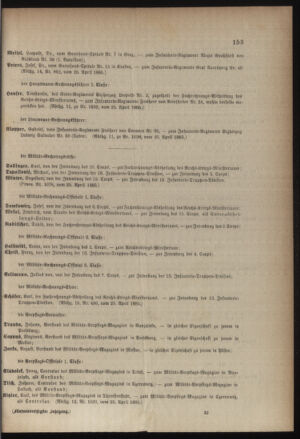 Kaiserlich-königliches Armee-Verordnungsblatt: Personal-Angelegenheiten 18850426 Seite: 9