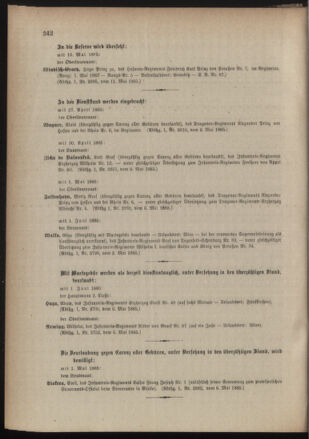 Kaiserlich-königliches Armee-Verordnungsblatt: Personal-Angelegenheiten 18850513 Seite: 6