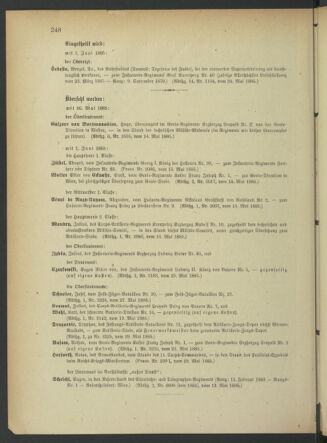 Kaiserlich-königliches Armee-Verordnungsblatt: Personal-Angelegenheiten 18850530 Seite: 4