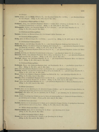 Kaiserlich-königliches Armee-Verordnungsblatt: Personal-Angelegenheiten 18850530 Seite: 5