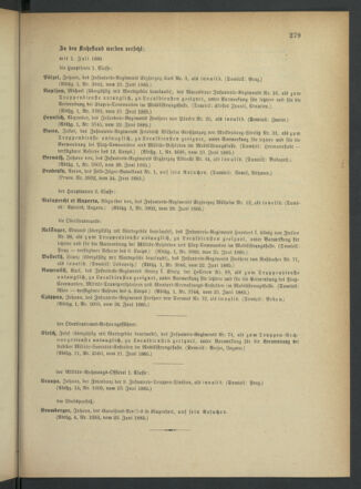 Kaiserlich-königliches Armee-Verordnungsblatt: Personal-Angelegenheiten 18850630 Seite: 7