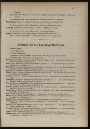 Kaiserlich-königliches Armee-Verordnungsblatt: Personal-Angelegenheiten 18850817 Seite: 5